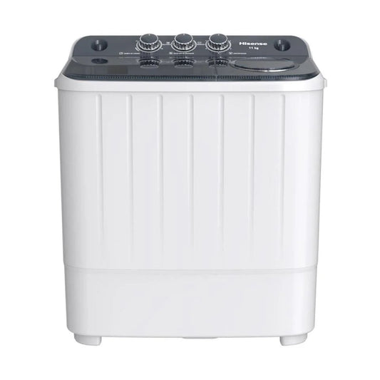 Lavadora Hisense 11 Kilos Doble Tina Blanca WSA1104P