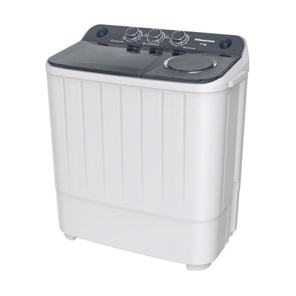 Lavadora Hisense 11 Kilos Doble Tina Blanca WSA1104P