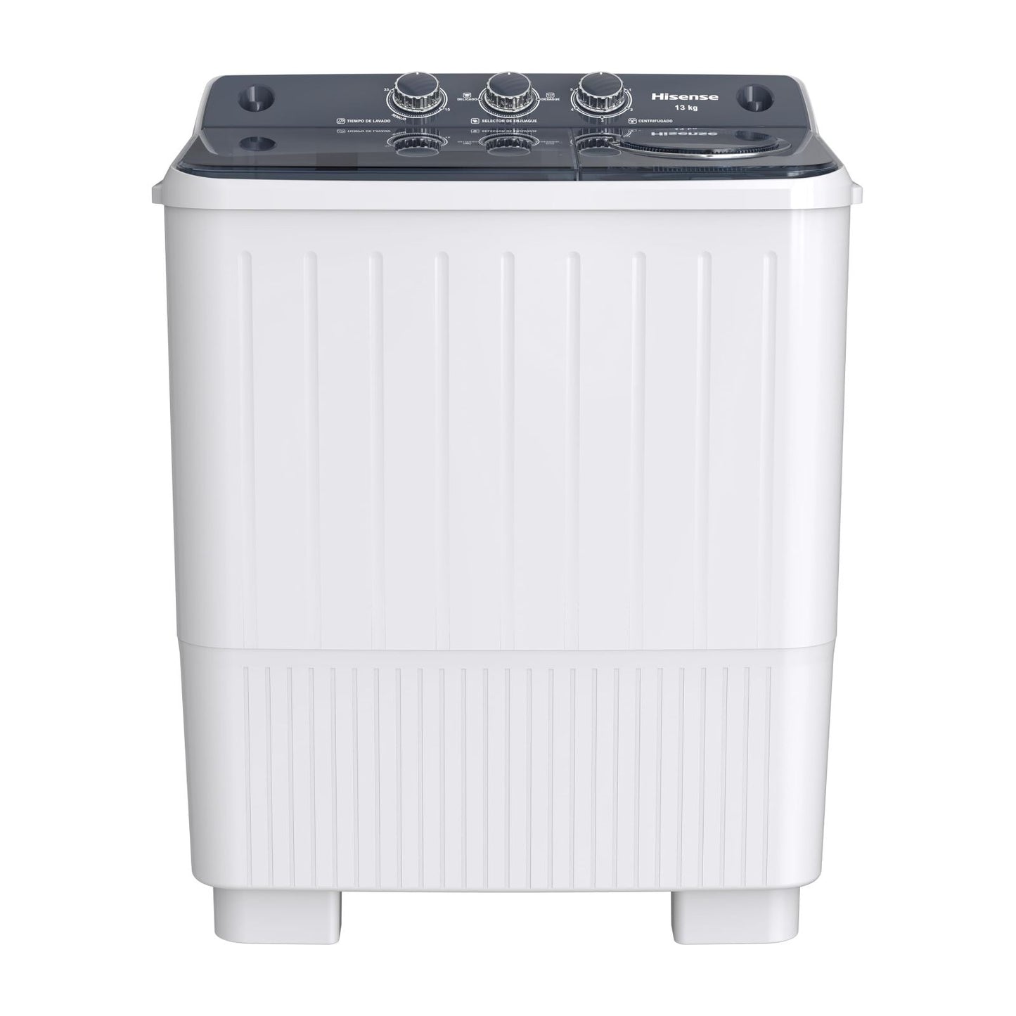 Lavadora Hisense 13 Kilos Doble Tina Blanca WSA1304P