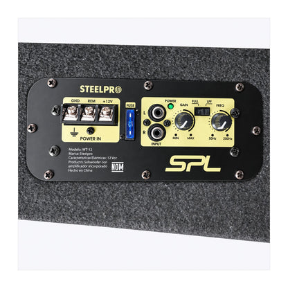 Cajón Subwoofer Amplificado Steelpro 12 Pulgadas 1500W WT-12