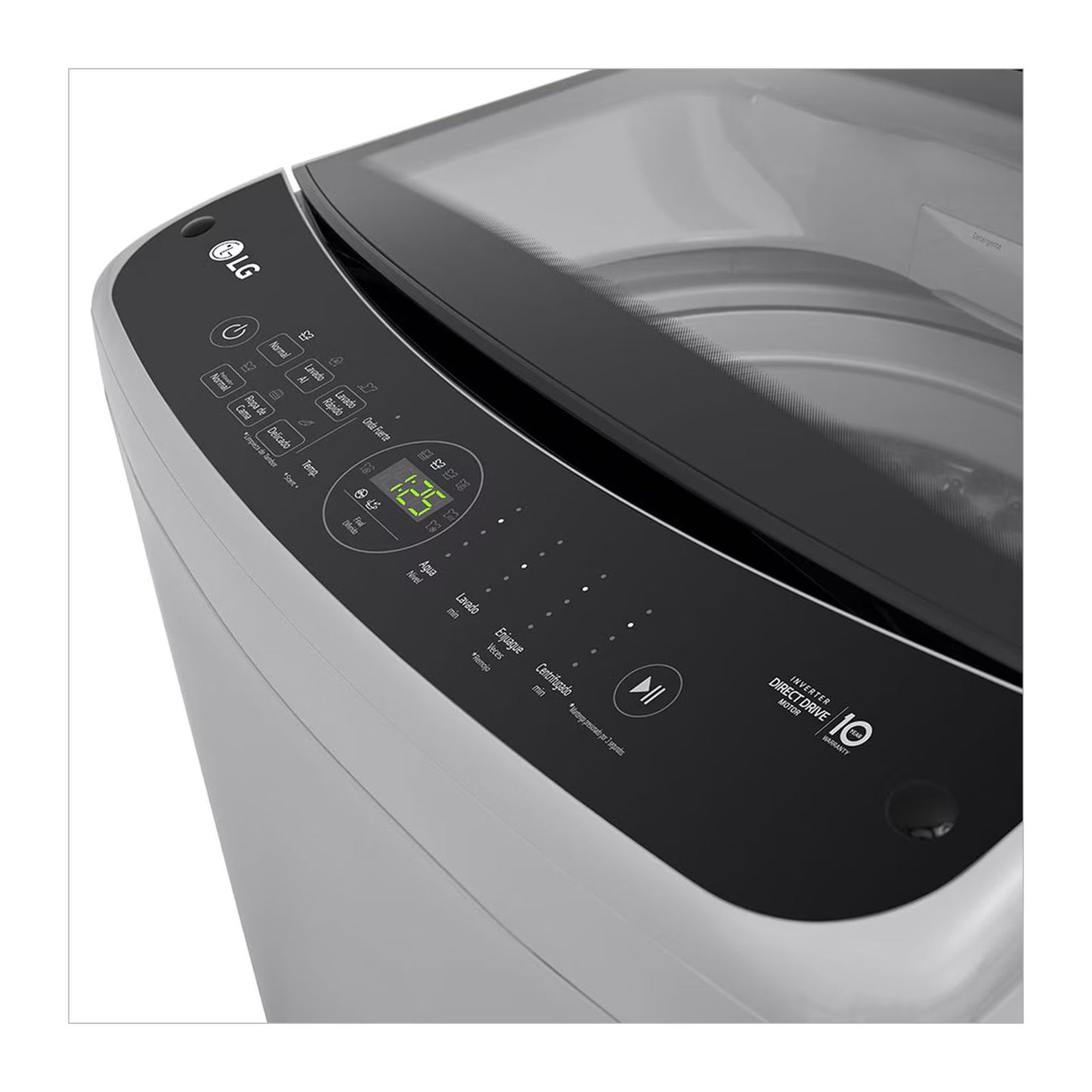 Lavadora AI DD LG 19 Kilos Carga Superior Gris WT19DV6