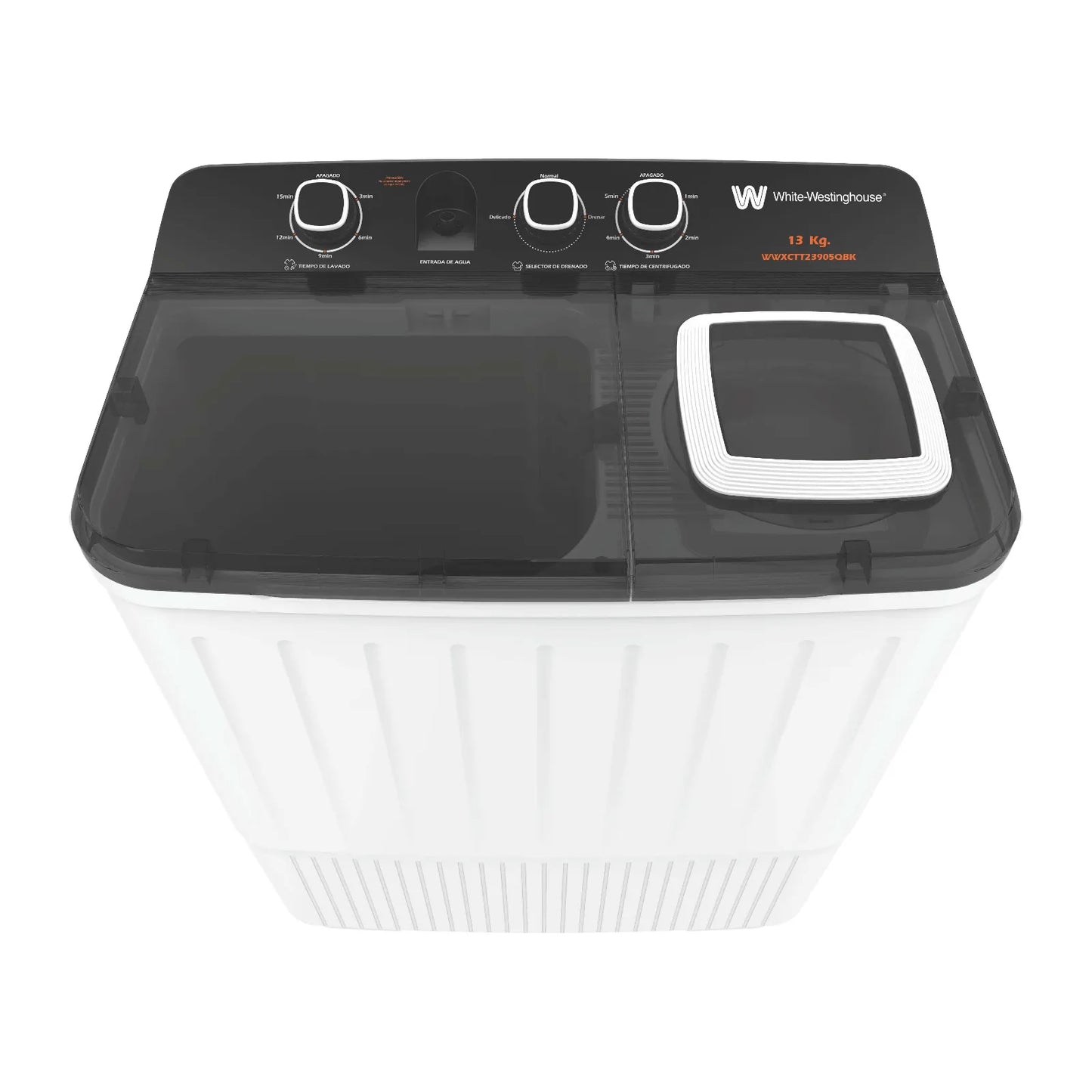 Lavadora Doble Tina White Westinghouse 13 Kilos Carga Superior Blanca WWXCTT23905QB