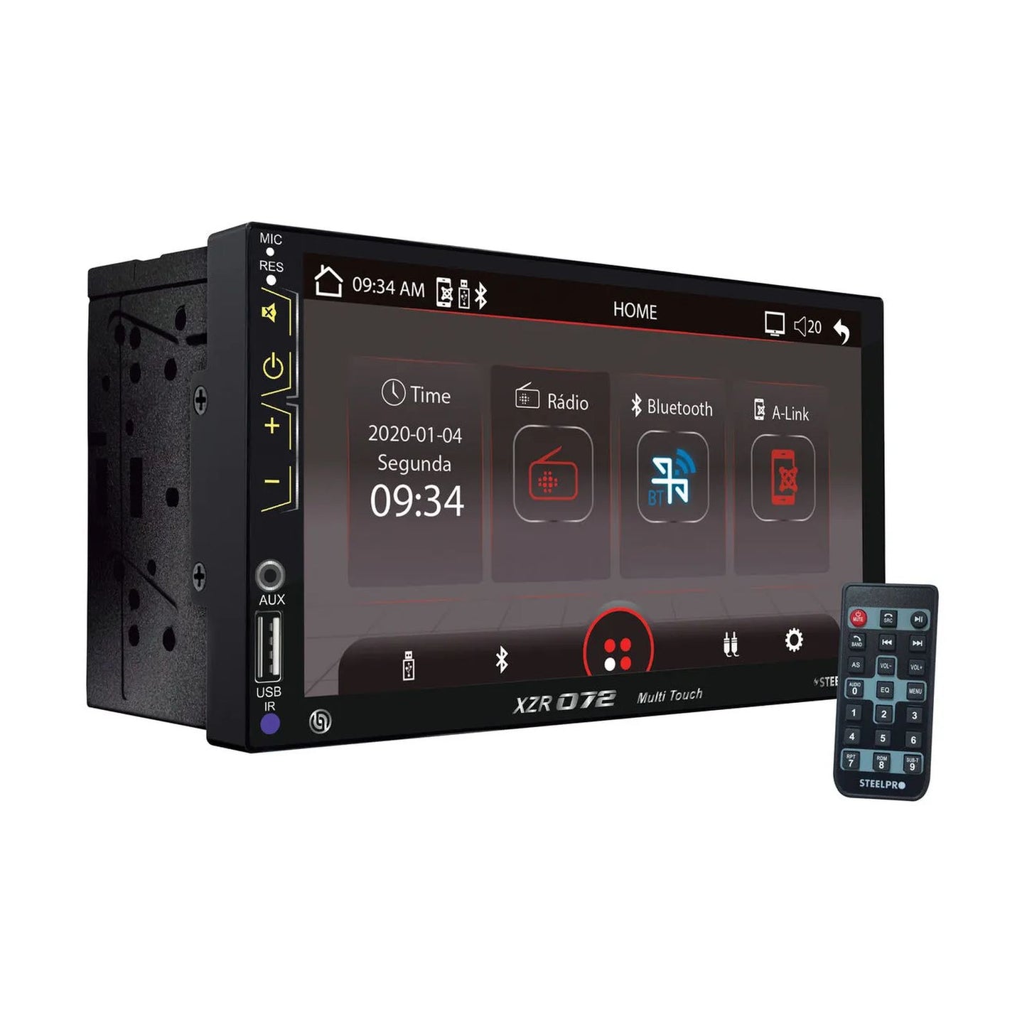 Autoestéreo Steelpro 7 Pulgadas con Pantalla Táctil XZR-072