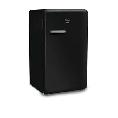Frigobar Midea 4 Pies Cúbicos Retro Look Negro MDRD93CCNBLAC