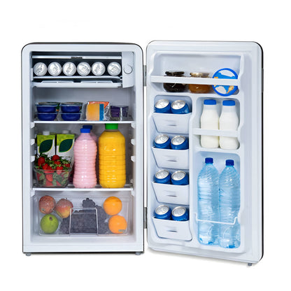 Frigobar Midea 4 Pies Cúbicos Retro Look Negro MDRD93CCNBLAC