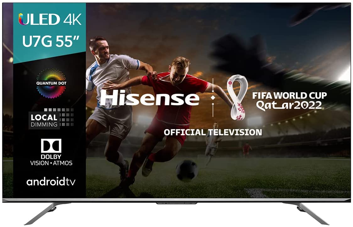 Televisión Pantalla 55 Pulgadas Hisense Android TV 4K UHD 55U7G
