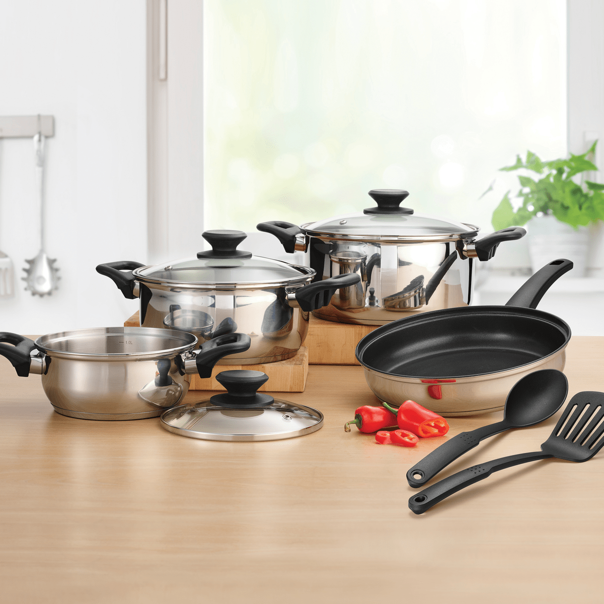 Batería de Cocina Primaware 9 Piezas Tramontina 80117-005