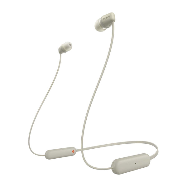 Audífonos Internos Inalámbricos Sony Beige WI-C100-BEIGE