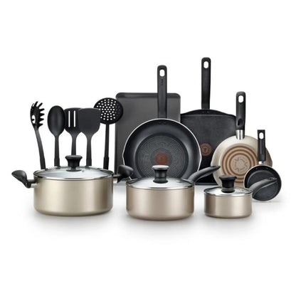 Batería de Cocina Champagne 16 Piezas T-fal B059SG64