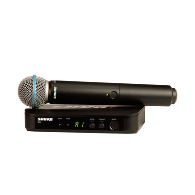 Sistema inalámbrico con micrófono de mano para voz SHURE BLX24-PG58