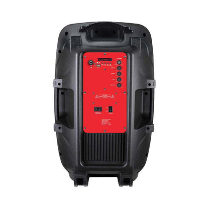 Bafle Profesional KSR recargable de 15" de 25,000 W PMPO radio FM CSA-5715