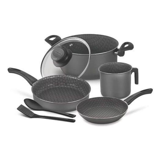Batería de Cocina 7 Piezas Tramontina 20599-389