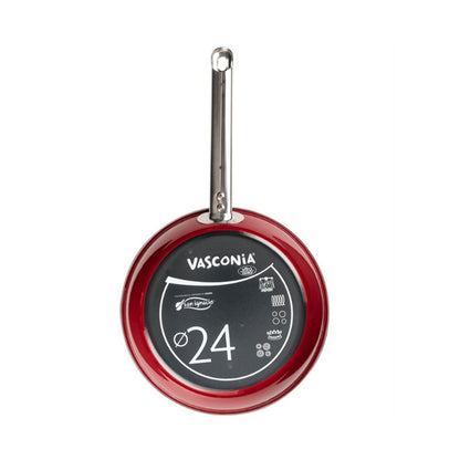 Batería de Cocina Vasconia Elegance de 8 Piezas de Vitroacero® Color Vino con Duraflon® PRO 4038187