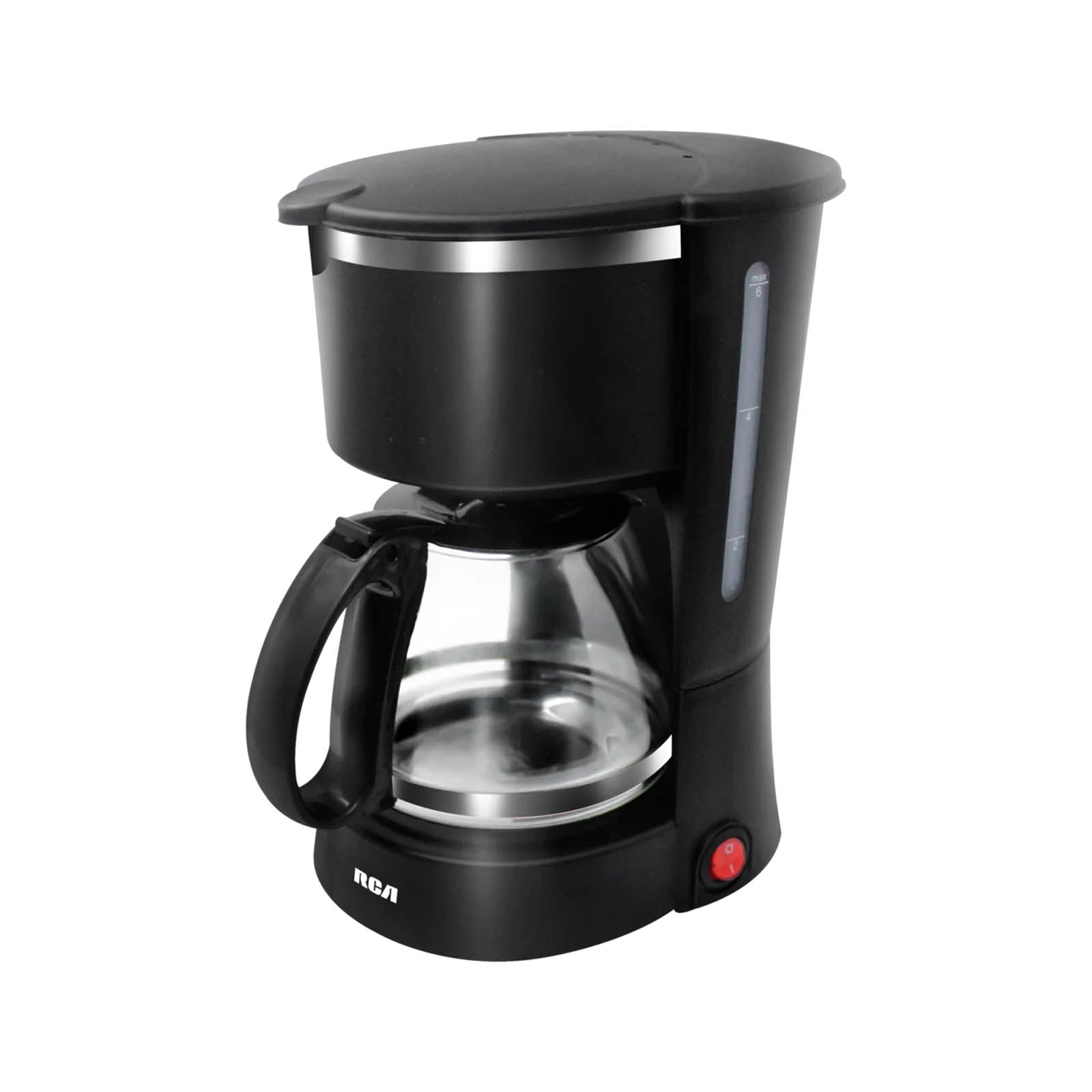 Cafetera Eléctrica Con Jarra De Cristal Rca Rc-Caf1 Negro