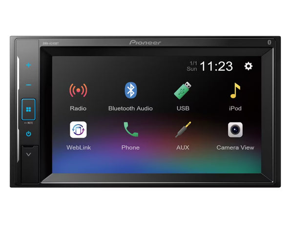 Autoestéreo Bluetooth Pantalla 6.2 Pulgadas Pioneer DMH-A245BT
