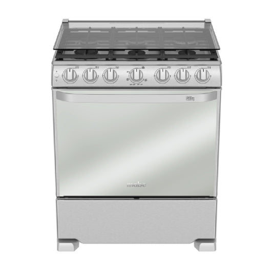 Estufa de Piso 76cm Inoxidable Mabe EM7662CFIX1