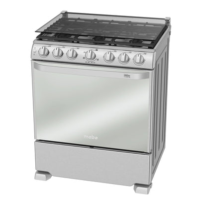 Estufa de Piso 76cm Inoxidable Mabe EM7662CFIX1