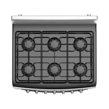 Estufa de Piso Acros 30 Pulgadas y 6 Quemadores AF5001DPLATA