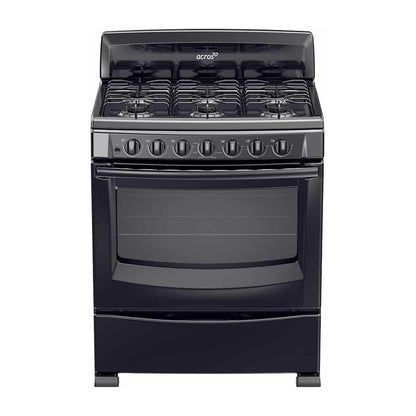 Estufa de Piso Acros 30 Pulgadas con 6 Quemadores AF5001ZNEGRO