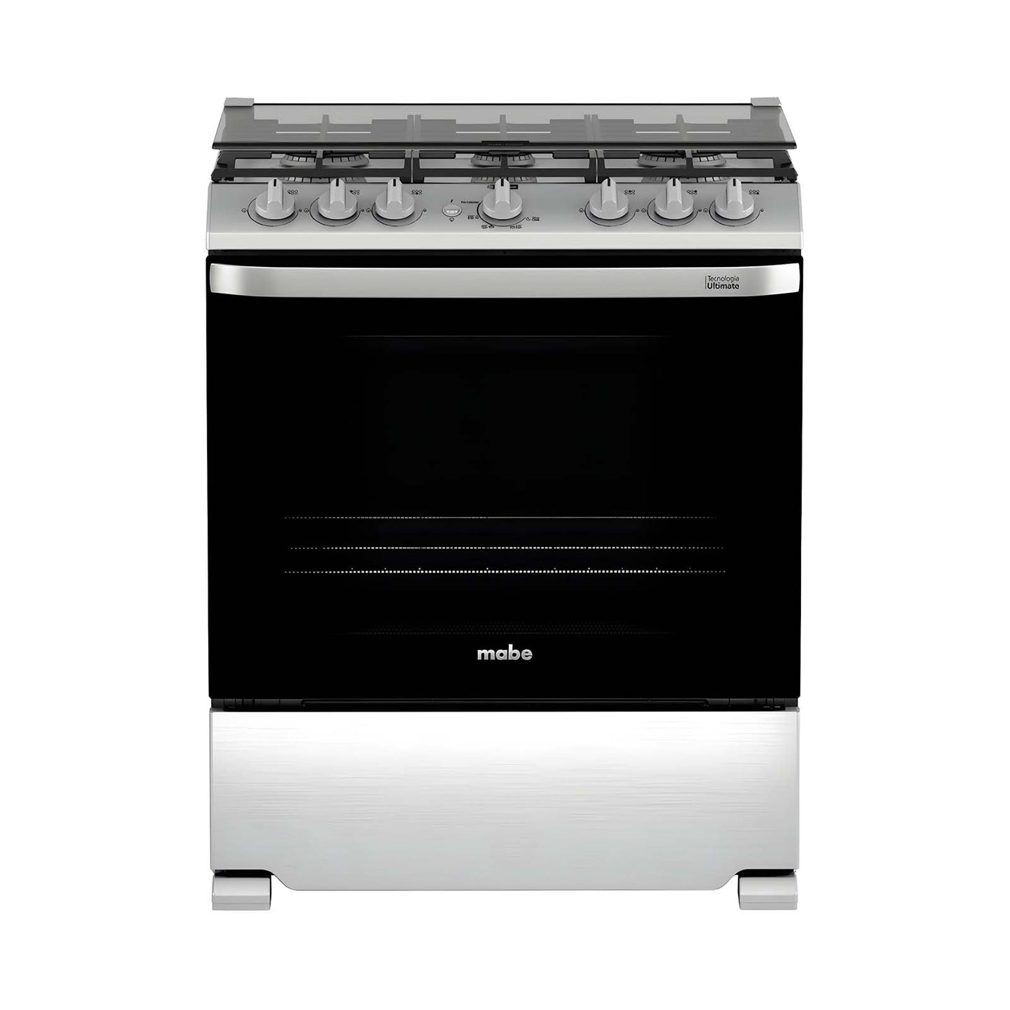 Estufa Mabe 30 pulgadas 6 Quemadores Gris EMH7602JSS0