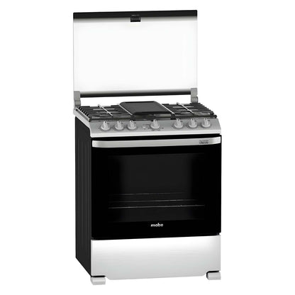 Estufa Mabe 30 pulgadas 6 Quemadores Gris EMH7602JSS0