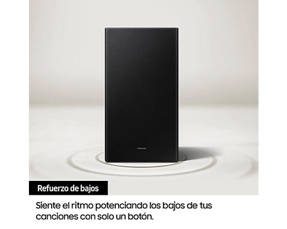 Barra de Sonido Samsung 2.1 Canales con Subwoofer Negro HW-B450