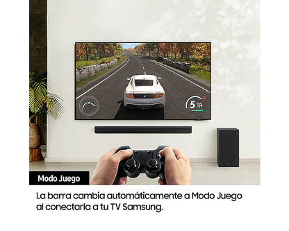 Barra de Sonido Samsung 2.1 Canales con Subwoofer Negro HW-B450