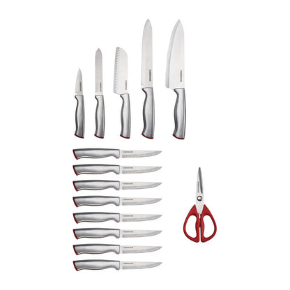 Juego de Cuchillos Farberware 15 Piezas con Afilador Integrado 84882