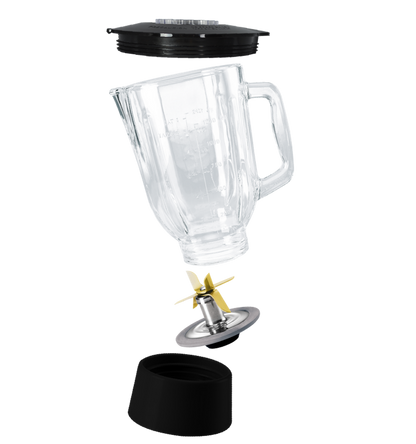 Licuadora con Vaso de Vidrio 1.5 Litros 2 Velocidades Man LMV202