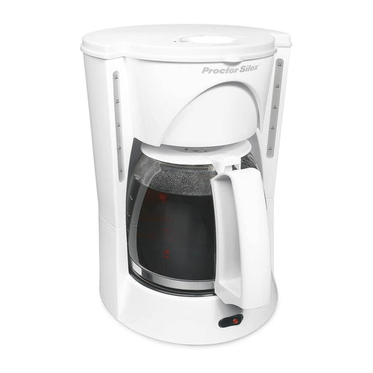 Cafetera Proctor Silex para 12 Tazas Blanco 48521RY-MX