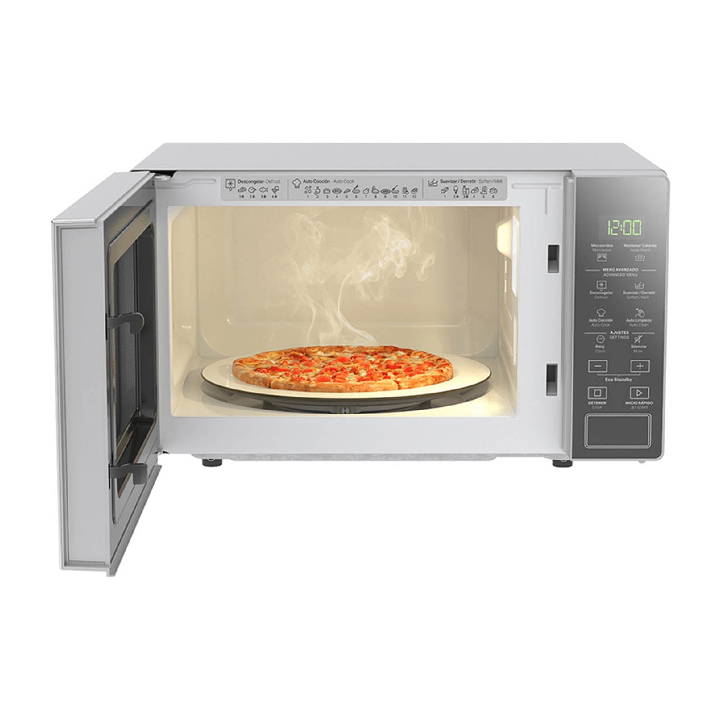 Horno de Microondas Whirlpool 0.7 Pies Cúbicos / 20 Litros Gris WM1807D