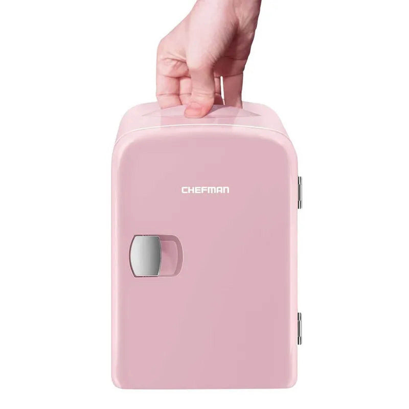 Mini Refrigerador Portátil Chefman RJ48-PINK-4
