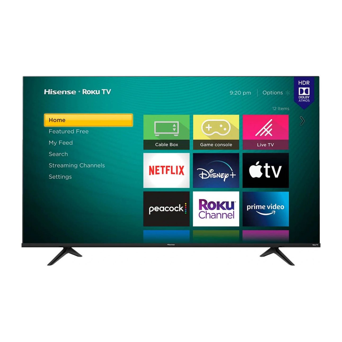 Televisión Pantalla 65 Pulgadas Hisense Dolby Vision HDR 4K UHD Roku de 65R6G
