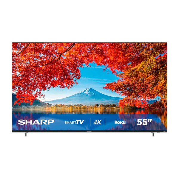 Pantalla 55 Pulgadas Sharp DLED Roku TV 4K Ultra HD Aquos Frameless 4T-C55DL7UR