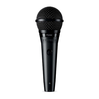 Micrófono Alámbrico SHURE para voces PGA58-QTR