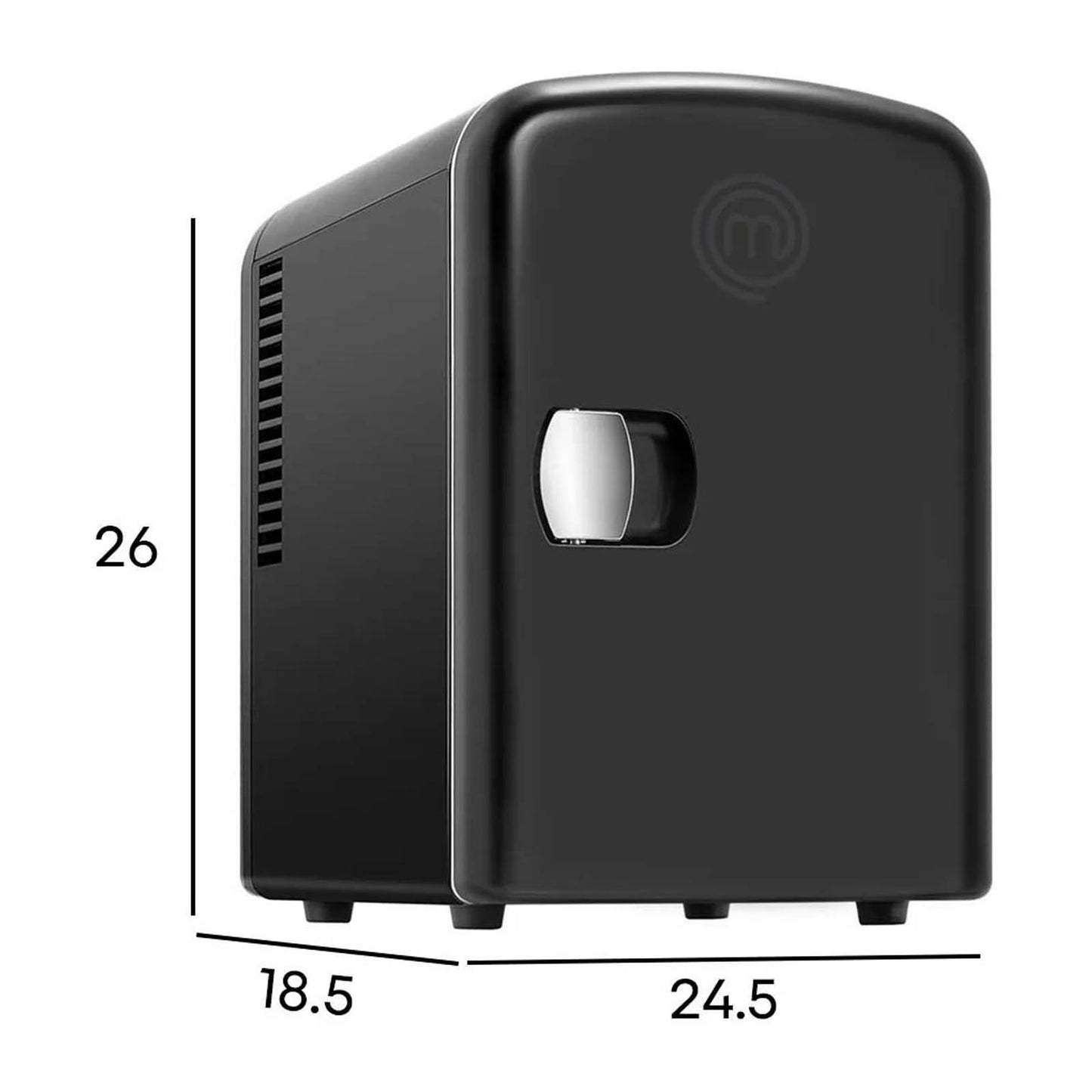 Mini Refrigerador Portátil MasterChef Snack-to-Go 4 Litros Negro MK-F-4BLACK