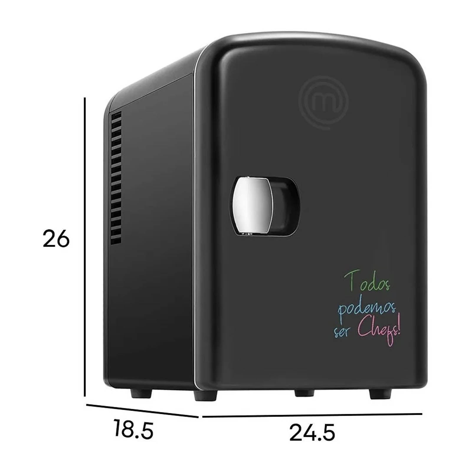 Masterchef Mini Freezer Mini Refrigerador Masterchef 4 Litros Negro Draw-Erase MK-F-4DE – Mega ...