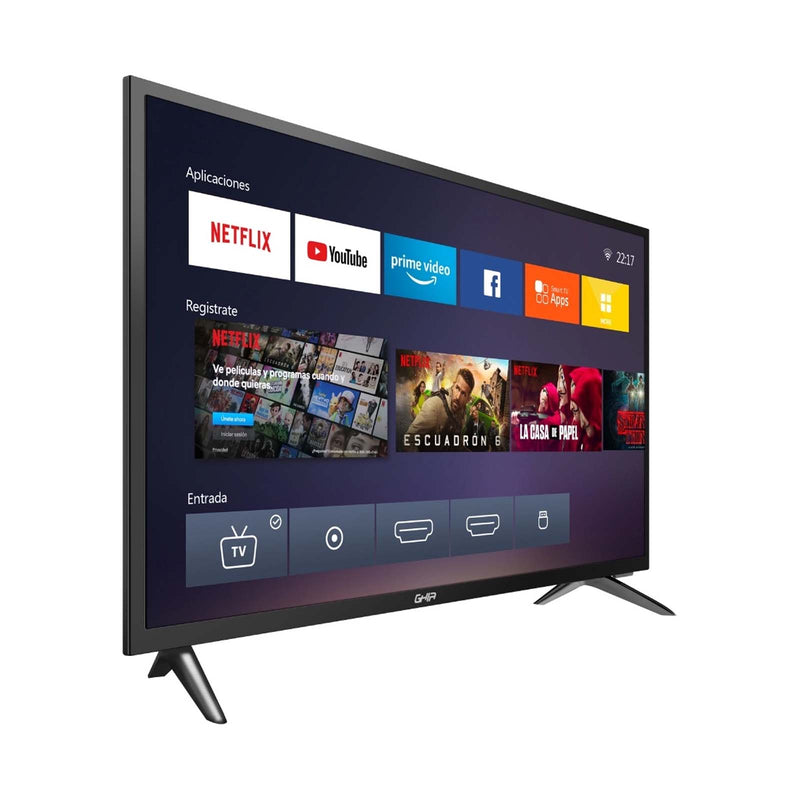 Pantalla 32 Pulgadas Ghia LED Smart TV HD G32NTFXHD20