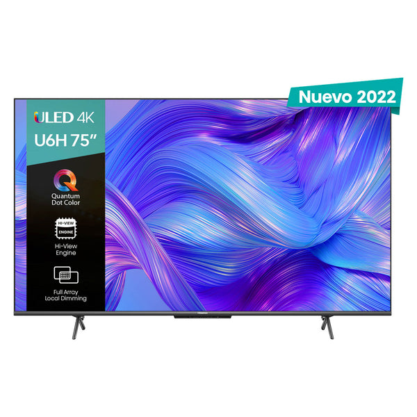 Pantalla 75 Pulgadas Hisense ULED Android TV 4K Ultra HD 75U6H