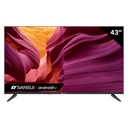 Televisión Pantalla 43 Pulgadas Sansui DLED Android TV 4K UHD SMX-43T1UA