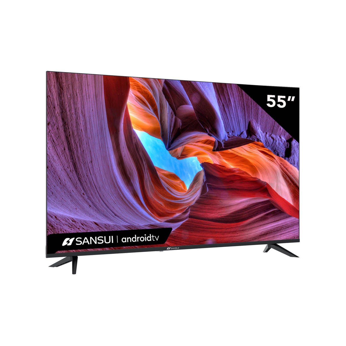 Televisión Pantalla 55 Pulgadas Sansui DLED Android TV 4K UHD SMX55V1UA