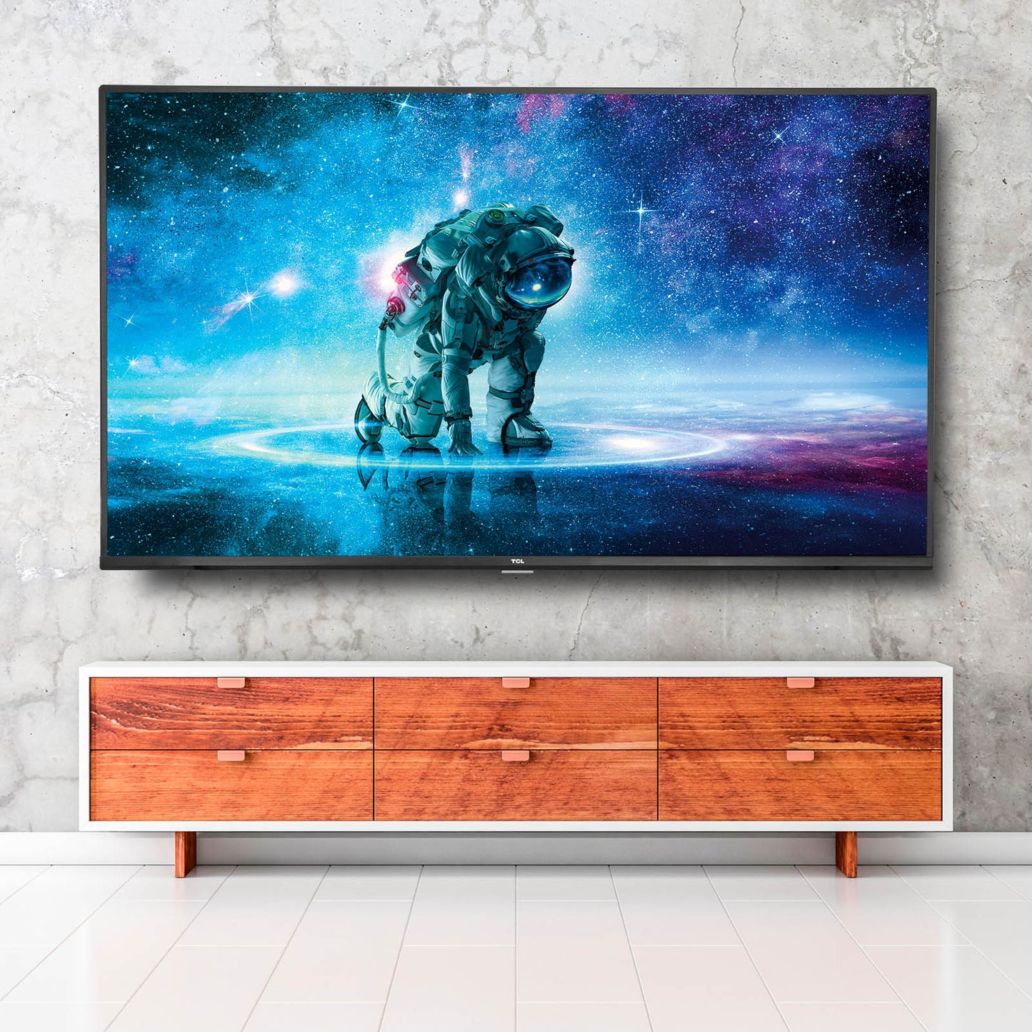 Televisión Pantalla 55 Pulgadas TCL Android TV 4K UHD 55A441