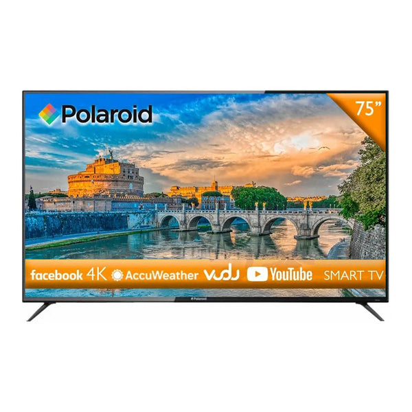 Pantalla 75 Pulgadas Polaroid LED Smart TV 4K Ultra HD 75T7U