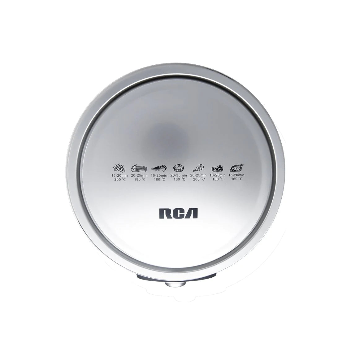 Freidora de aire RCA temperatura de 80 °C a 200 °C. RC-106