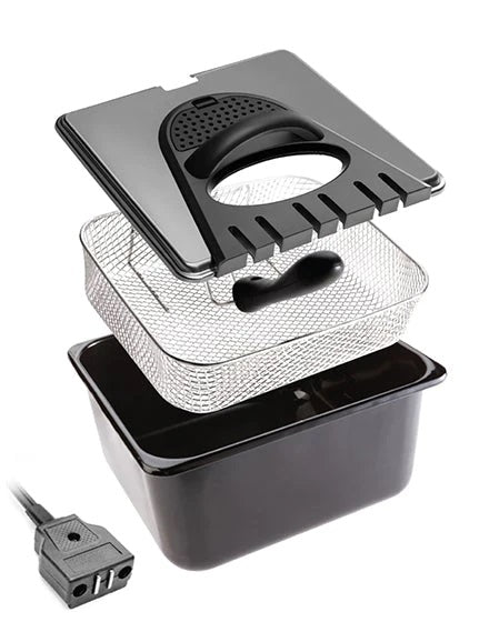 Freidora de Aceite Jumbo 4.5 Lts Chefman RJ-07-45-SS
