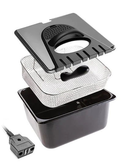 Freidora de Aceite Jumbo 4.5 Lts Chefman RJ-07-45-SS