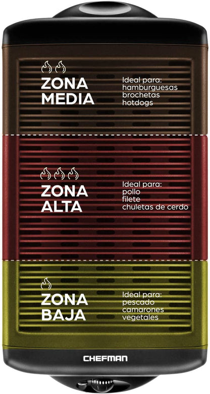 Parrilla Eléctrica para Interiores Libre de Humo RJ23-SG