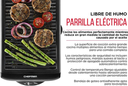 Parrilla Eléctrica para Interiores Libre de Humo RJ23-SG
