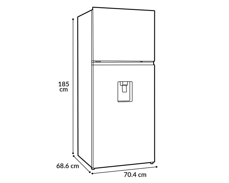 Refrigerador Hisense 16 Pies Cúbicos RT16N6CDX