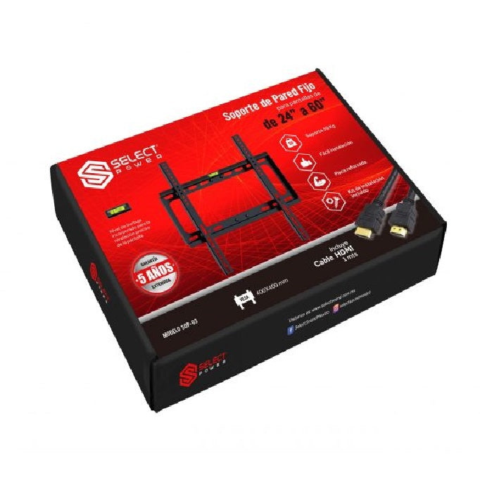 Soporte para Pantalla Fijo de 24 Pulgadas a 55 Pulgadas Select Sound SOP-03